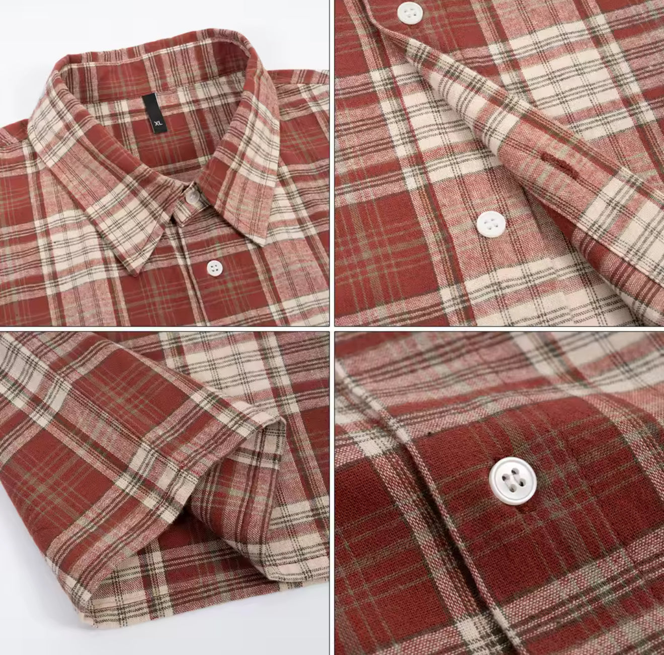 Boxy Plaid Button Up