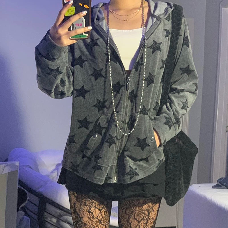 Autumn Coat Womens Grunge