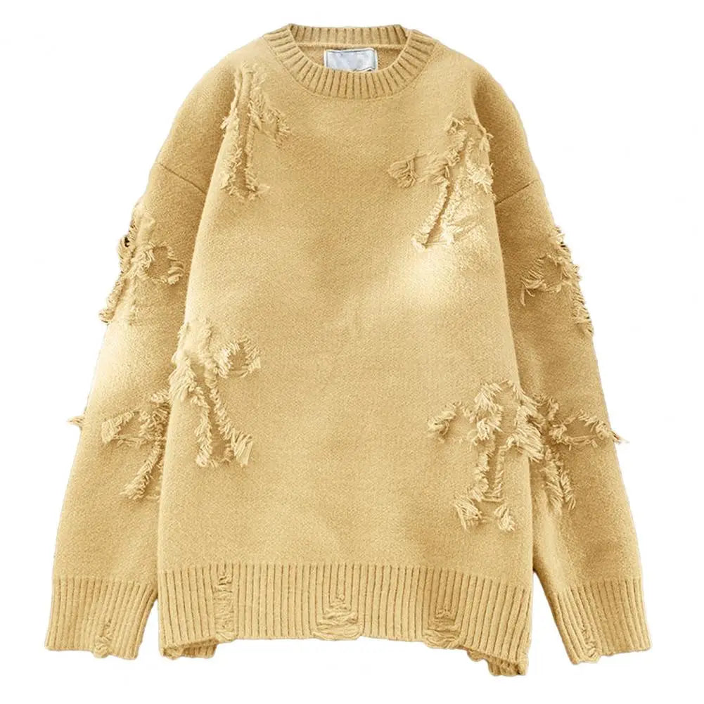Knitted Cross Sweater
