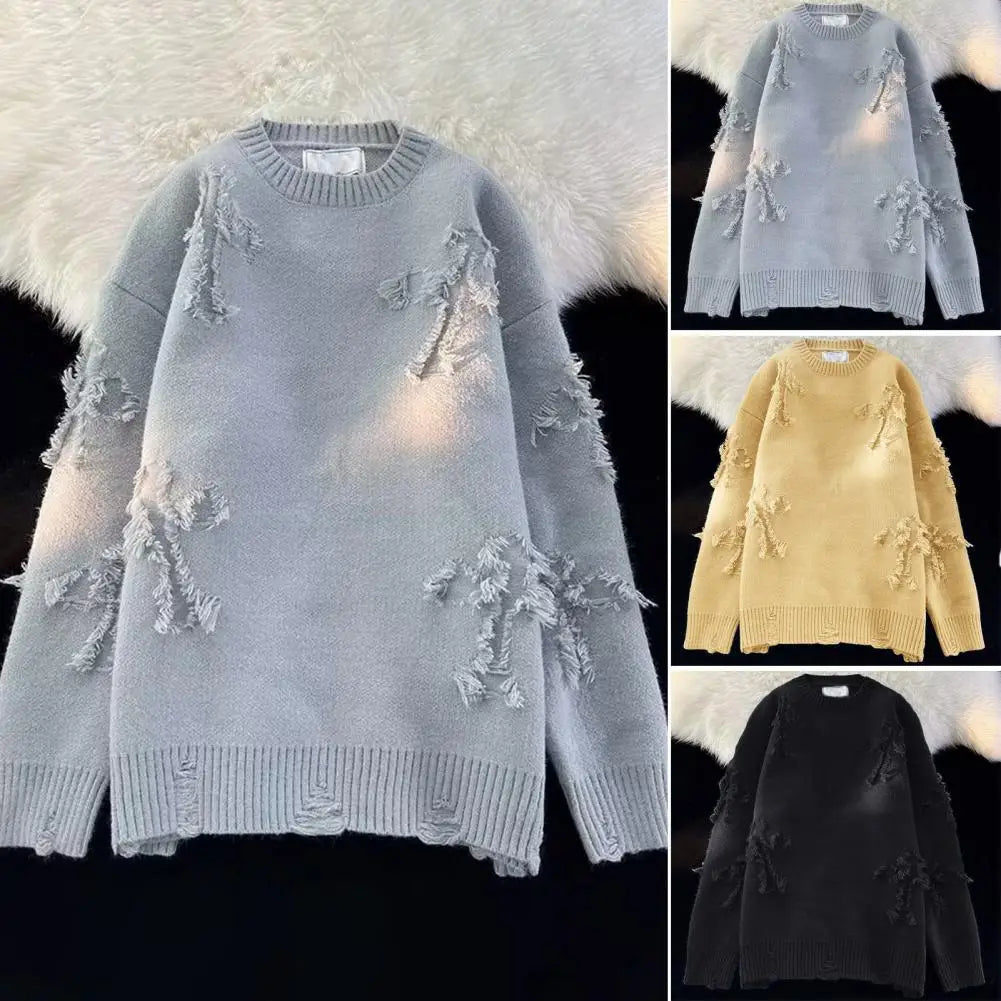 Knitted Cross Sweater