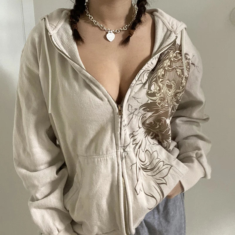Autumn Coat Womens Grunge