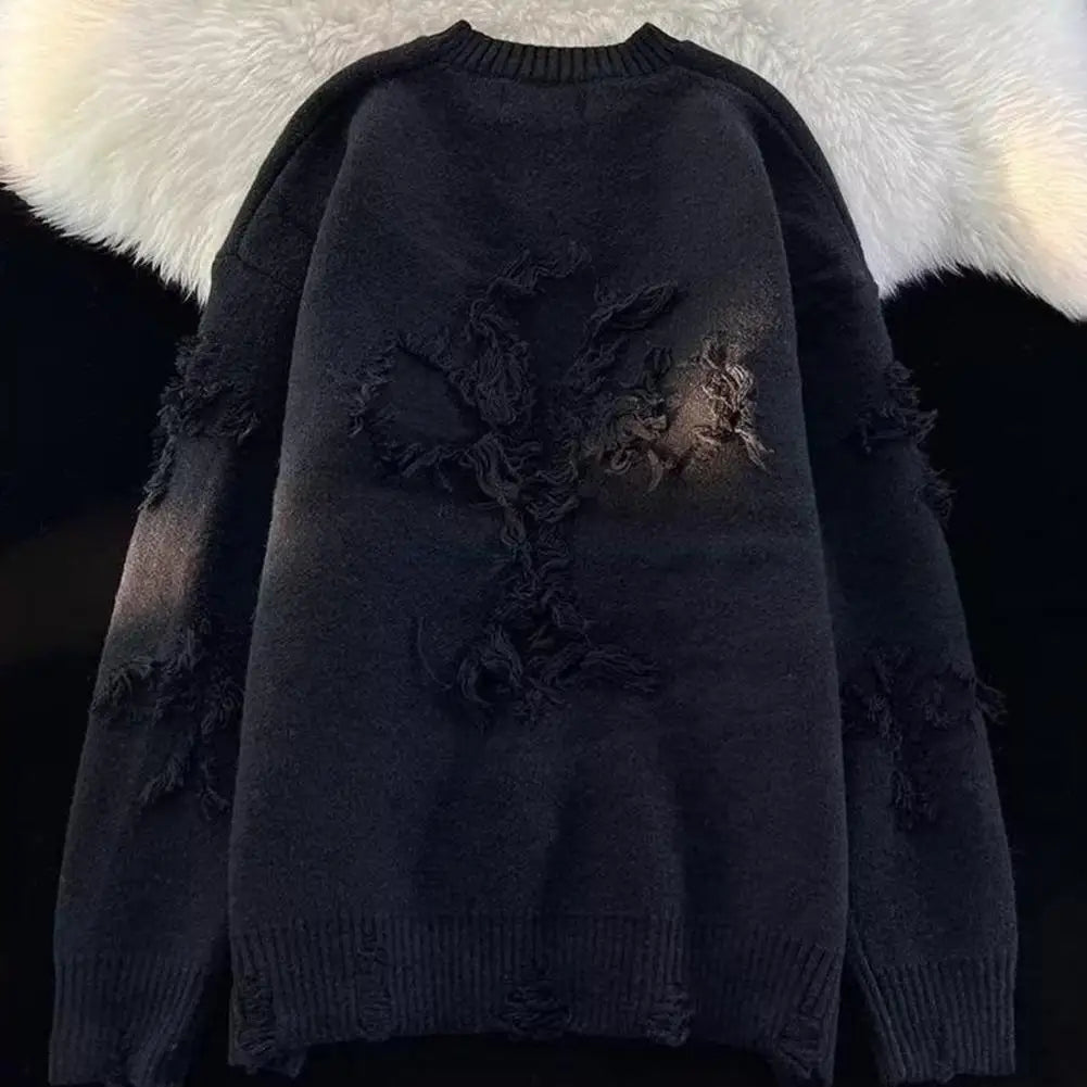 Knitted Cross Sweater