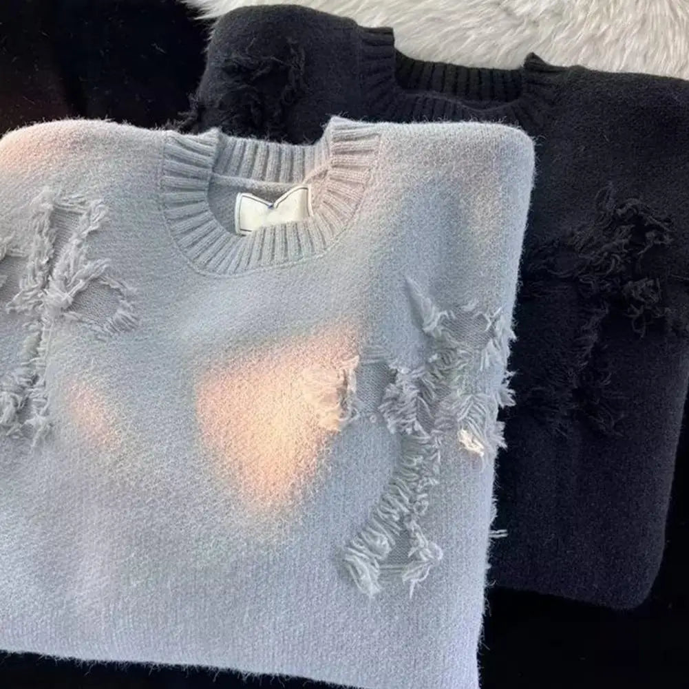 Knitted Cross Sweater